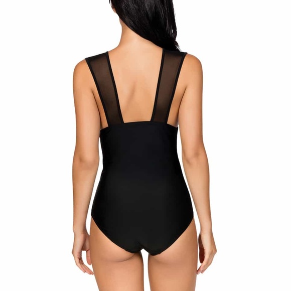 Mod By Parfait Flair One Piece Swimsuit Black - Picture 4 of 8